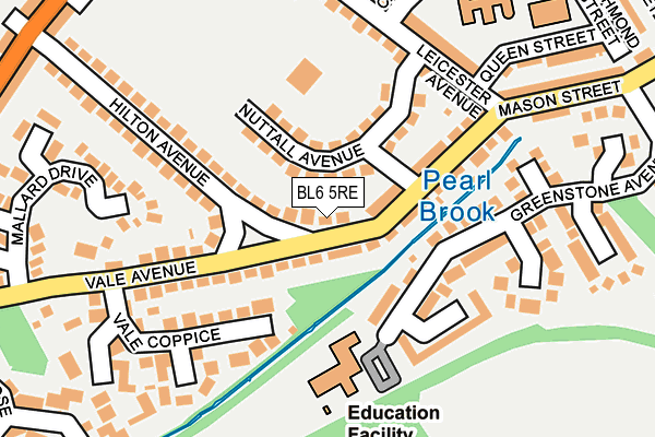 BL6 5RE map - OS OpenMap – Local (Ordnance Survey) BL6 5RE map - OS OpenMap – Local (Ordnance Survey)