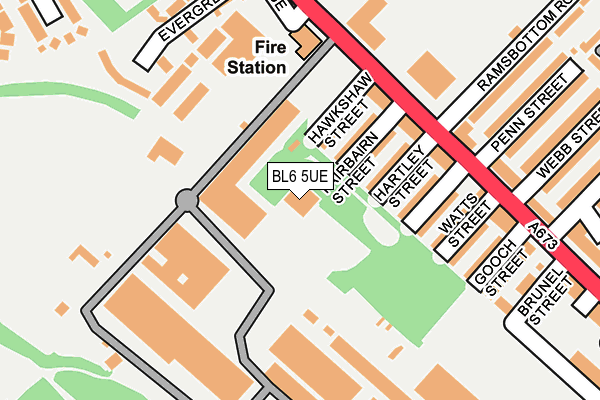 BL6 5UE map - OS OpenMap – Local (Ordnance Survey) BL6 5UE map - OS OpenMap – Local (Ordnance Survey)