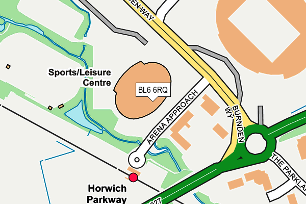 BL6 6RQ map - OS OpenMap – Local (Ordnance Survey) BL6 6RQ map - OS OpenMap – Local (Ordnance Survey)
