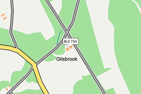 BL6 7SA map - OS OpenMap – Local (Ordnance Survey) BL6 7SA map - OS OpenMap – Local (Ordnance Survey)