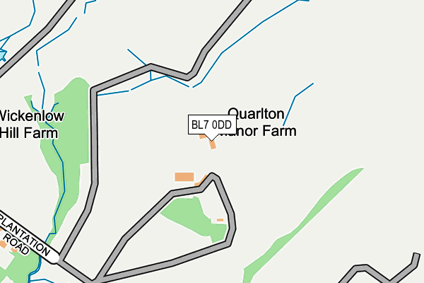 BL7 0DD map - OS OpenMap – Local (Ordnance Survey) BL7 0DD map - OS OpenMap – Local (Ordnance Survey)