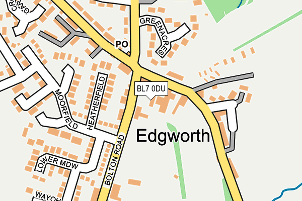 BL7 0DU map - OS OpenMap – Local (Ordnance Survey) BL7 0DU map - OS OpenMap – Local (Ordnance Survey)