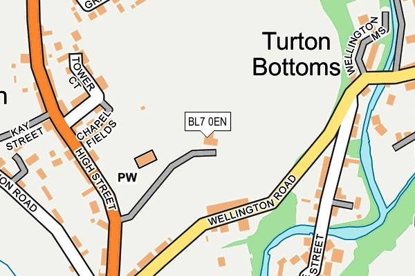 BL7 0EN map - OS OpenMap – Local (Ordnance Survey) BL7 0EN map - OS OpenMap – Local (Ordnance Survey)