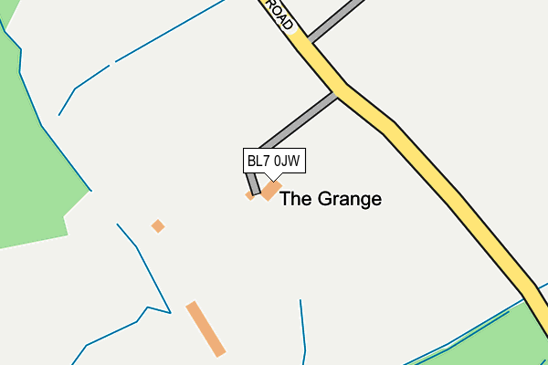 BL7 0JW map - OS OpenMap – Local (Ordnance Survey) BL7 0JW map - OS OpenMap – Local (Ordnance Survey)