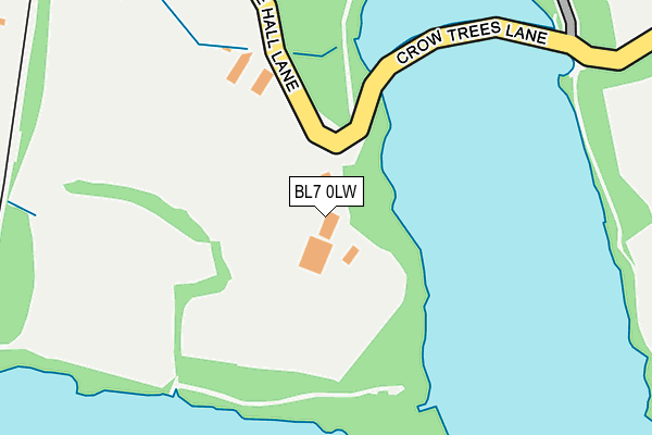 BL7 0LW map - OS OpenMap – Local (Ordnance Survey) BL7 0LW map - OS OpenMap – Local (Ordnance Survey)