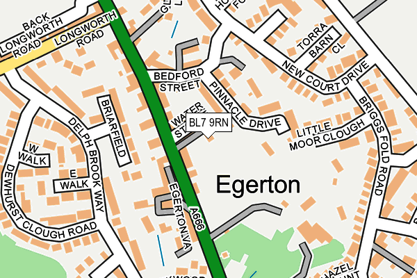 BL7 9RN map - OS OpenMap – Local (Ordnance Survey) BL7 9RN map - OS OpenMap – Local (Ordnance Survey)