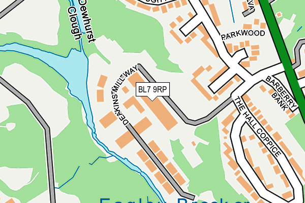 BL7 9RP map - OS OpenMap – Local (Ordnance Survey) BL7 9RP map - OS OpenMap – Local (Ordnance Survey)