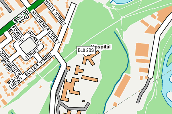 BL8 2BS map - OS OpenMap – Local (Ordnance Survey) BL8 2BS map - OS OpenMap – Local (Ordnance Survey)
