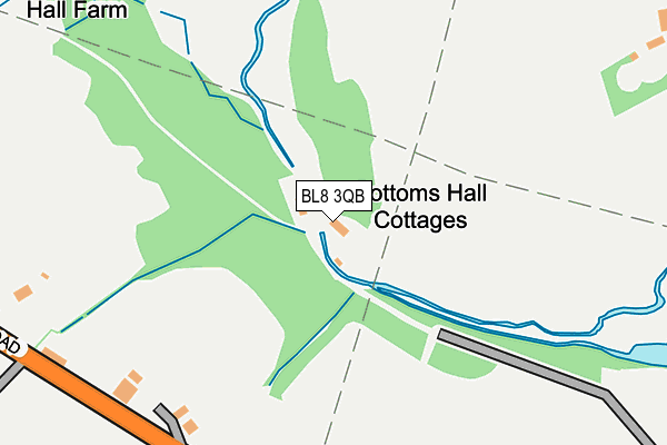 BL8 3QB map - OS OpenMap – Local (Ordnance Survey) BL8 3QB map - OS OpenMap – Local (Ordnance Survey)