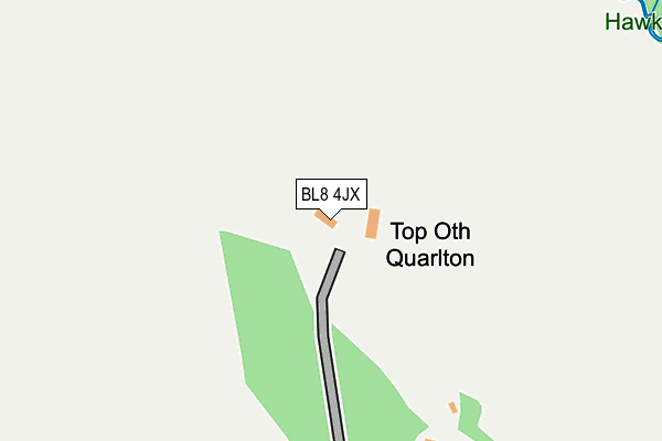 BL8 4JX map - OS OpenMap – Local (Ordnance Survey) BL8 4JX map - OS OpenMap – Local (Ordnance Survey)