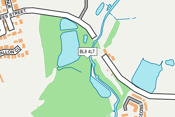 BL8 4LT map - OS OpenMap – Local (Ordnance Survey) BL8 4LT map - OS OpenMap – Local (Ordnance Survey)
