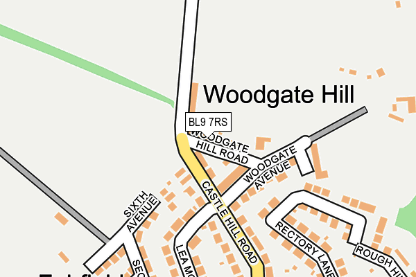 BL9 7RS map - OS OpenMap – Local (Ordnance Survey) BL9 7RS map - OS OpenMap – Local (Ordnance Survey)