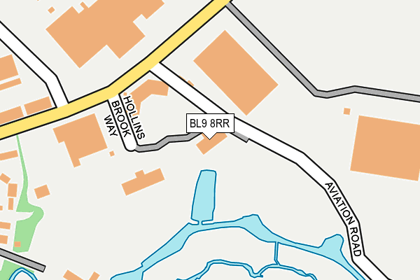 BL9 8RR map - OS OpenMap – Local (Ordnance Survey) BL9 8RR map - OS OpenMap – Local (Ordnance Survey)