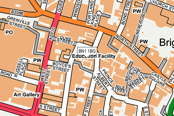 BN1 1BG map - OS OpenMap – Local (Ordnance Survey) BN1 1BG map - OS OpenMap – Local (Ordnance Survey)