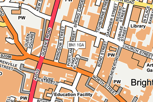 BN1 1GA map - OS OpenMap – Local (Ordnance Survey) BN1 1GA map - OS OpenMap – Local (Ordnance Survey)