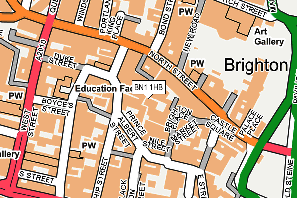 BN1 1HB map - OS OpenMap – Local (Ordnance Survey) BN1 1HB map - OS OpenMap – Local (Ordnance Survey)