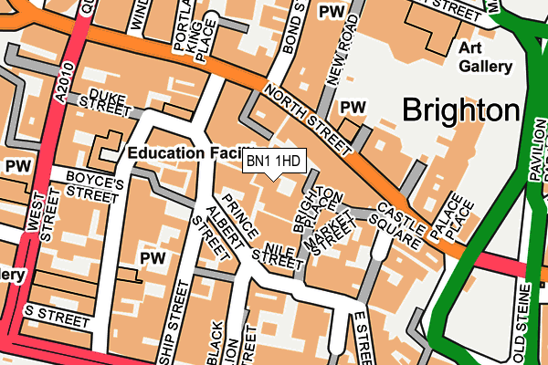 BN1 1HD map - OS OpenMap – Local (Ordnance Survey) BN1 1HD map - OS OpenMap – Local (Ordnance Survey)