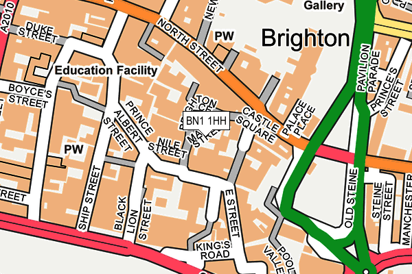 BN1 1HH map - OS OpenMap – Local (Ordnance Survey) BN1 1HH map - OS OpenMap – Local (Ordnance Survey)