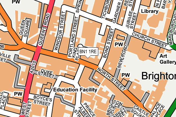BN1 1RE map - OS OpenMap – Local (Ordnance Survey) BN1 1RE map - OS OpenMap – Local (Ordnance Survey)