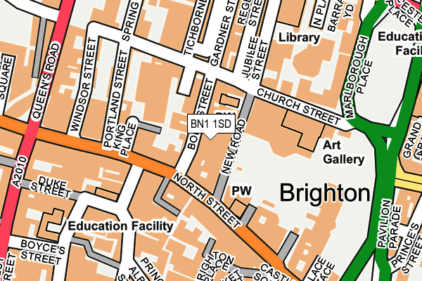 BN1 1SD map - OS OpenMap – Local (Ordnance Survey) BN1 1SD map - OS OpenMap – Local (Ordnance Survey)