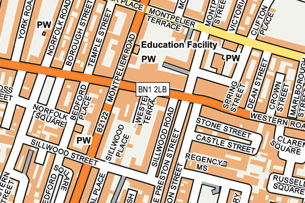 BN1 2LB map - OS OpenMap – Local (Ordnance Survey) BN1 2LB map - OS OpenMap – Local (Ordnance Survey)