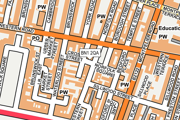 BN1 2QA map - OS OpenMap – Local (Ordnance Survey) BN1 2QA map - OS OpenMap – Local (Ordnance Survey)