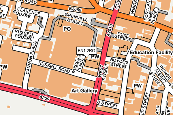 BN1 2RG map - OS OpenMap – Local (Ordnance Survey) BN1 2RG map - OS OpenMap – Local (Ordnance Survey)