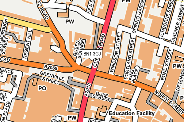 BN1 3GJ map - OS OpenMap – Local (Ordnance Survey) BN1 3GJ map - OS OpenMap – Local (Ordnance Survey)