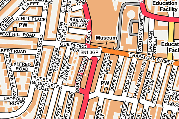 BN1 3GP map - OS OpenMap – Local (Ordnance Survey) BN1 3GP map - OS OpenMap – Local (Ordnance Survey)