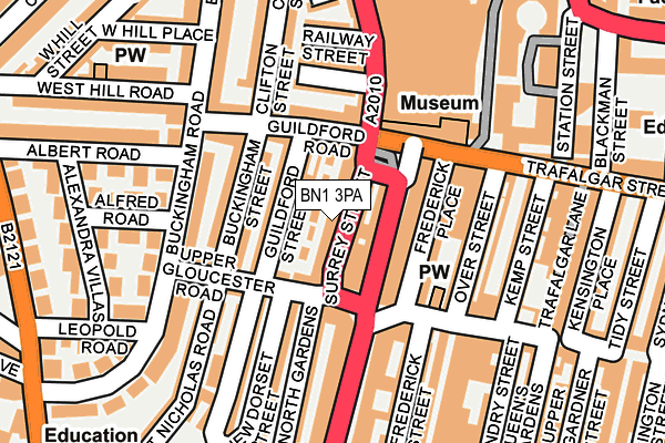 BN1 3PA map - OS OpenMap – Local (Ordnance Survey) BN1 3PA map - OS OpenMap – Local (Ordnance Survey)