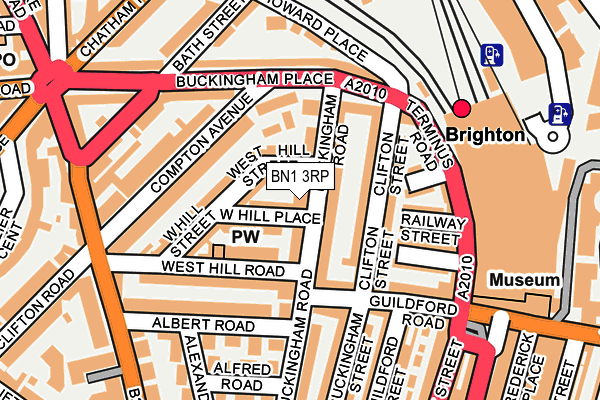 BN1 3RP map - OS OpenMap – Local (Ordnance Survey) BN1 3RP map - OS OpenMap – Local (Ordnance Survey)