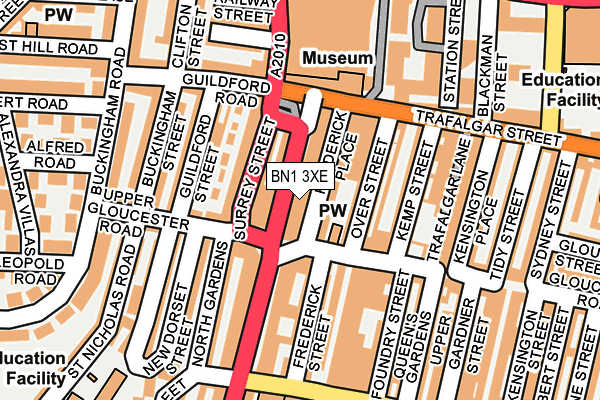 BN1 3XE map - OS OpenMap – Local (Ordnance Survey) BN1 3XE map - OS OpenMap – Local (Ordnance Survey)