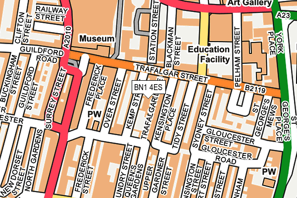 BN1 4ES map - OS OpenMap – Local (Ordnance Survey) BN1 4ES map - OS OpenMap – Local (Ordnance Survey)