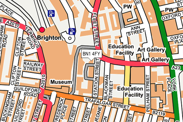 BN1 4FY map - OS OpenMap – Local (Ordnance Survey) BN1 4FY map - OS OpenMap – Local (Ordnance Survey)