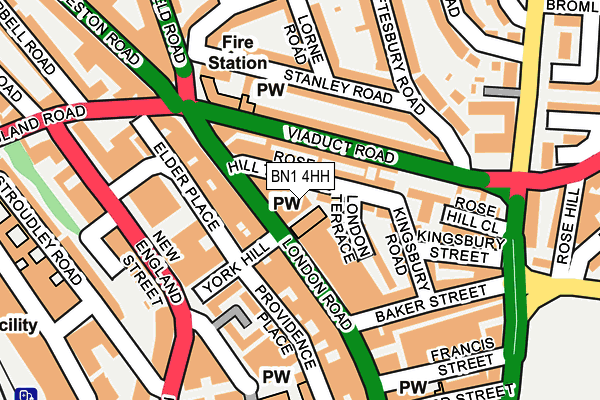 BN1 4HH map - OS OpenMap – Local (Ordnance Survey) BN1 4HH map - OS OpenMap – Local (Ordnance Survey)
