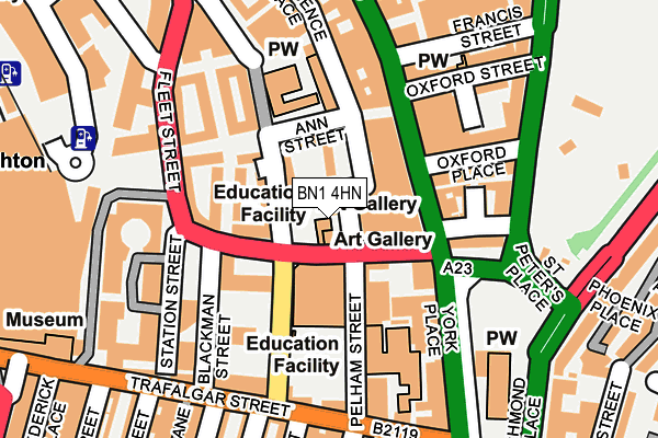 BN1 4HN map - OS OpenMap – Local (Ordnance Survey) BN1 4HN map - OS OpenMap – Local (Ordnance Survey)
