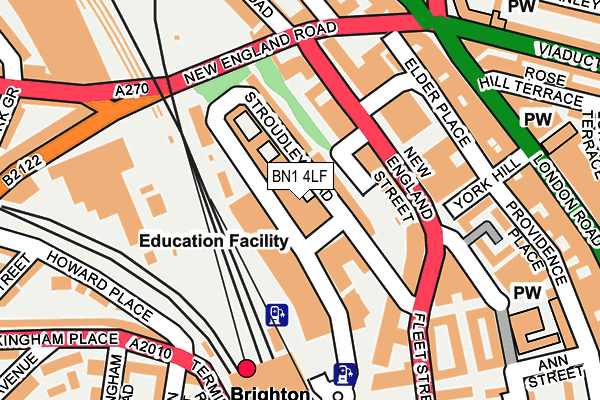 BN1 4LF map - OS OpenMap – Local (Ordnance Survey) BN1 4LF map - OS OpenMap – Local (Ordnance Survey)