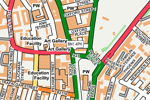 BN1 4PH map - OS OpenMap – Local (Ordnance Survey) BN1 4PH map - OS OpenMap – Local (Ordnance Survey)