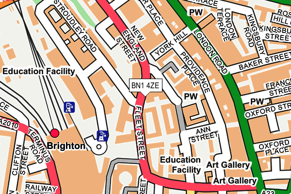 BN1 4ZE map - OS OpenMap – Local (Ordnance Survey) BN1 4ZE map - OS OpenMap – Local (Ordnance Survey)
