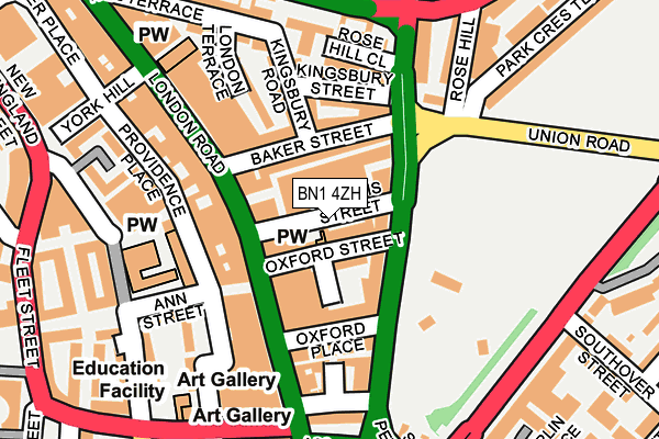 BN1 4ZH map - OS OpenMap – Local (Ordnance Survey) BN1 4ZH map - OS OpenMap – Local (Ordnance Survey)