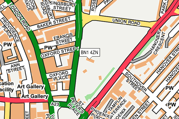 BN1 4ZN map - OS OpenMap – Local (Ordnance Survey) BN1 4ZN map - OS OpenMap – Local (Ordnance Survey)