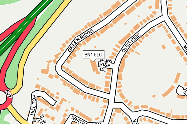 BN1 5LQ map - OS OpenMap – Local (Ordnance Survey) BN1 5LQ map - OS OpenMap – Local (Ordnance Survey)