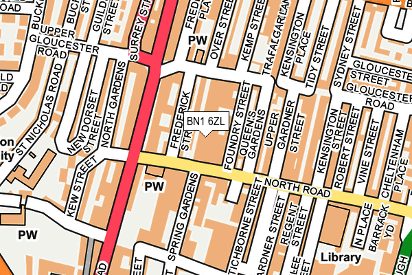 BN1 6ZL map - OS OpenMap – Local (Ordnance Survey) BN1 6ZL map - OS OpenMap – Local (Ordnance Survey)