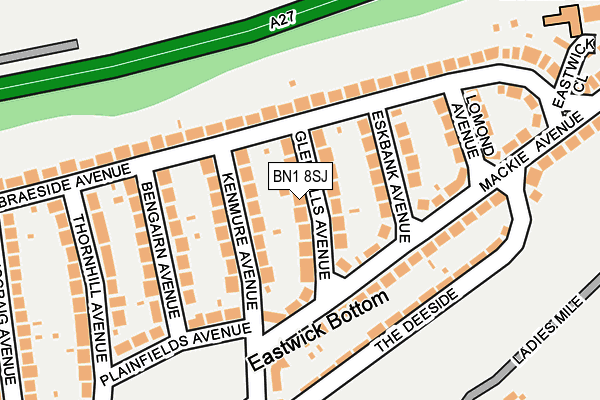 BN1 8SJ map - OS OpenMap – Local (Ordnance Survey) BN1 8SJ map - OS OpenMap – Local (Ordnance Survey)
