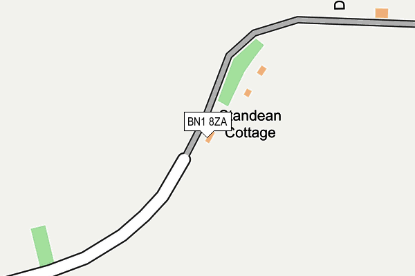BN1 8ZA map - OS OpenMap – Local (Ordnance Survey) BN1 8ZA map - OS OpenMap – Local (Ordnance Survey)