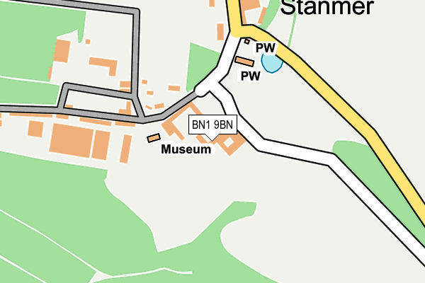 BN1 9BN map - OS OpenMap – Local (Ordnance Survey) BN1 9BN map - OS OpenMap – Local (Ordnance Survey)