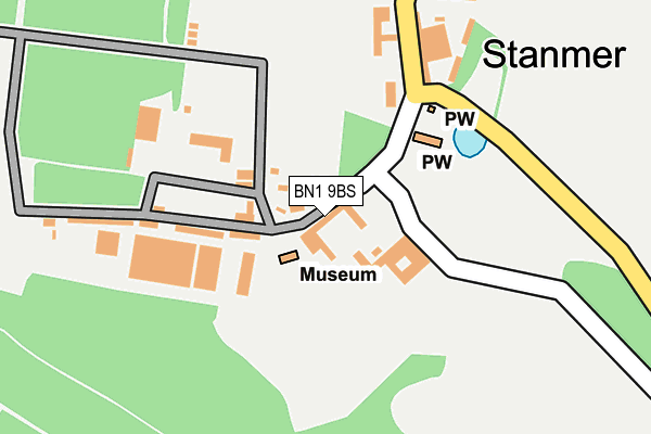 BN1 9BS map - OS OpenMap – Local (Ordnance Survey) BN1 9BS map - OS OpenMap – Local (Ordnance Survey)