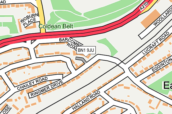 BN1 9JU map - OS OpenMap – Local (Ordnance Survey) BN1 9JU map - OS OpenMap – Local (Ordnance Survey)