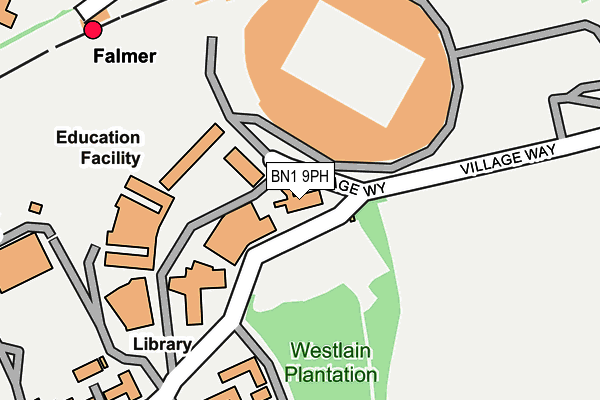 BN1 9PH map - OS OpenMap – Local (Ordnance Survey) BN1 9PH map - OS OpenMap – Local (Ordnance Survey)