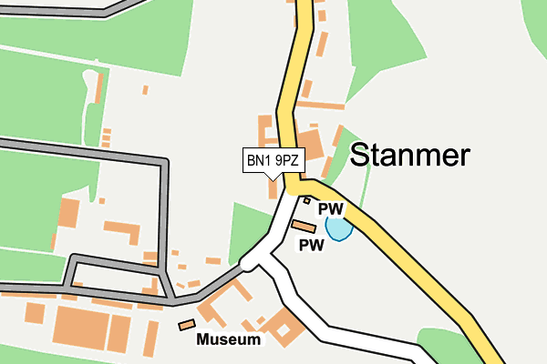 BN1 9PZ map - OS OpenMap – Local (Ordnance Survey) BN1 9PZ map - OS OpenMap – Local (Ordnance Survey)